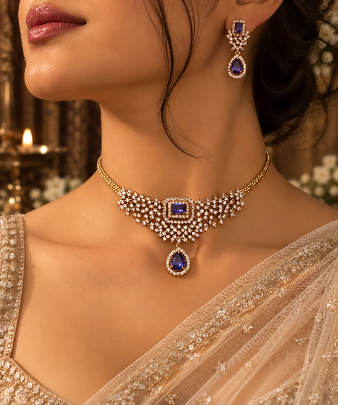 Royal amethyst chocker — view 2