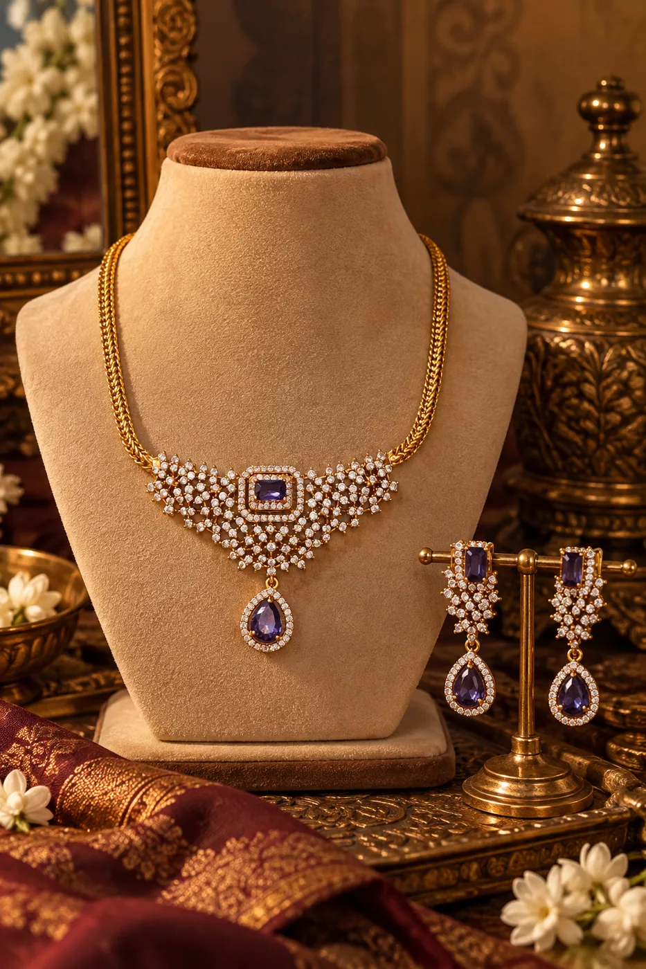 Royal amethyst chocker — view 1